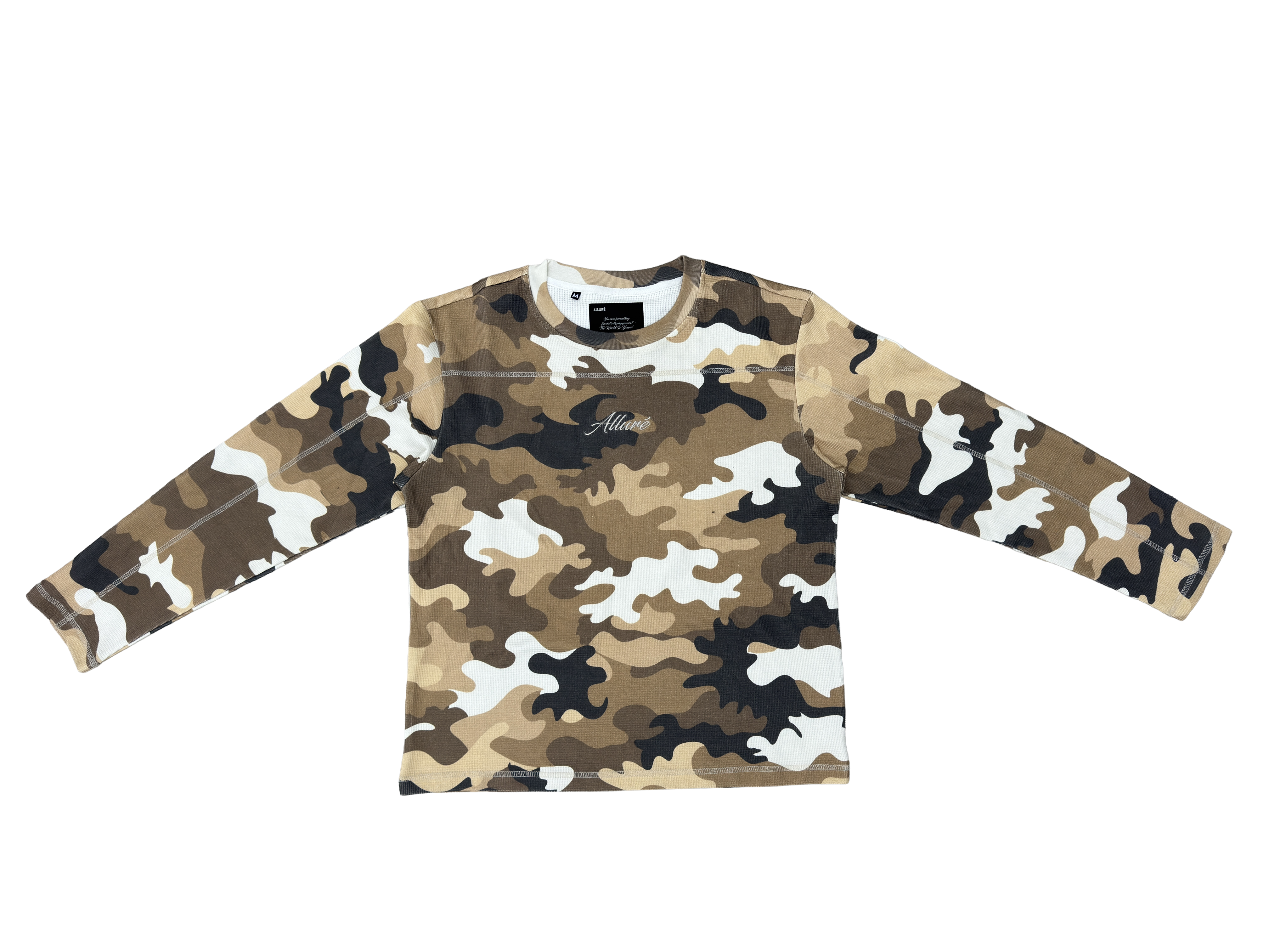 THERMAL WAFFLE, CAMO LONGSLEEVE