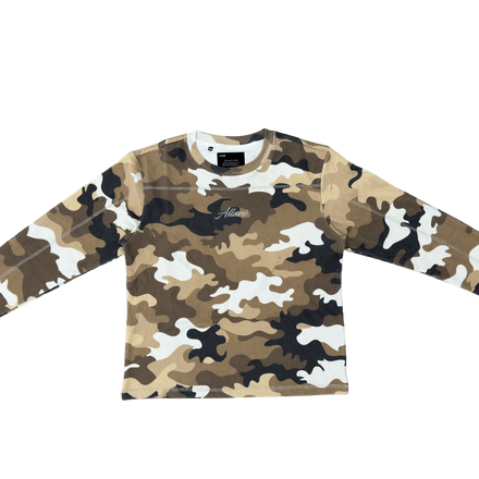THERMAL WAFFLE, CAMO LONGSLEEVE